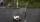 flooded road with ambulance